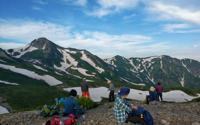 雪倉岳山頂